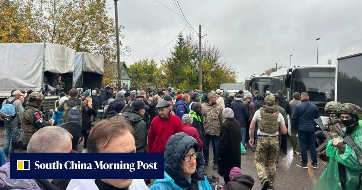 Belarus receives Oleshky residents in first evacuation in over four years: Belta