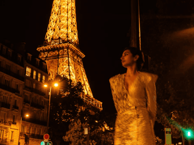 Mamya Shajaffar attends Paris Fashion Week despite living with lupus