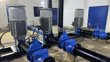Murtaza Wahab inaugurates water pumping station in Gadap Town