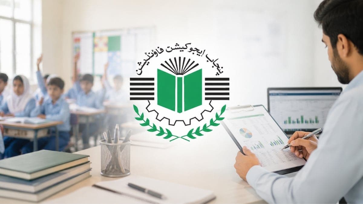 Punjab Education Foundation sets November 20 deadline for school enrollment data
