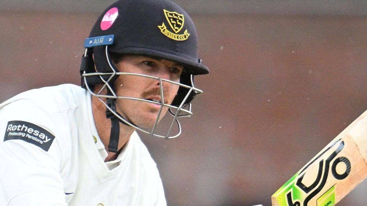 Daniel Hughes batting for Sussex