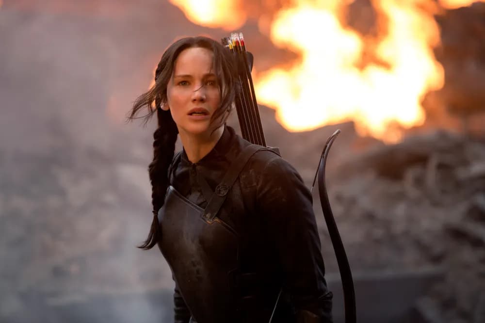 THE HUNGER GAMES: MOCKINGJAY - PART 1, Jennifer Lawrence, 2014. ph: Murray Close/