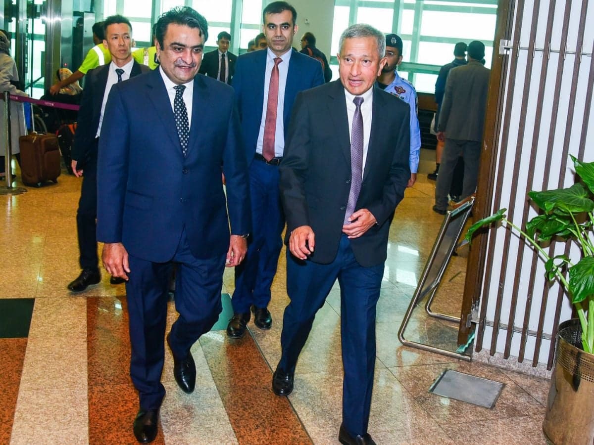 Singapore Foreign Minister Vivian Balakrishnan arrives in Islamabad for bilateral talks: MoFA