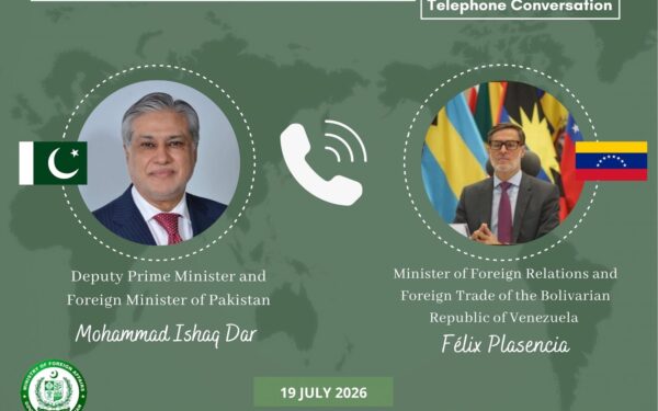 Pakistan, Venezuela Pledge to Enhance Diplomatic Relations Pakistan, Venezuela Pledge to Enhance Diplomatic Relations