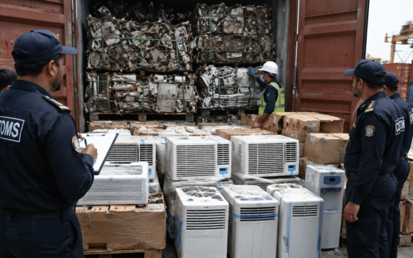 Customs Seizes Nearly 900 Air Conditioners Hidden in Scrap Customs Seizes Nearly 900 Air Conditioners Hidden in Scrap