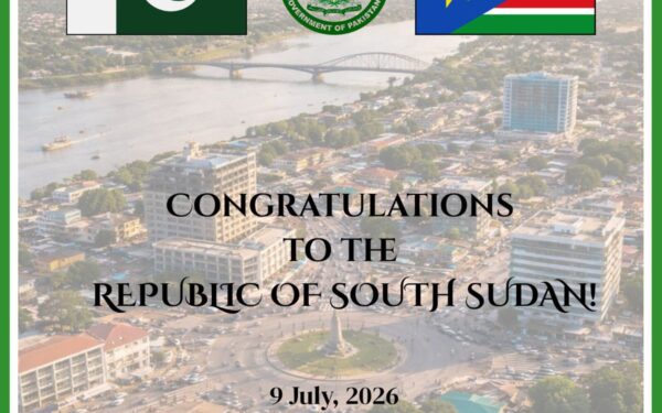 Pakistan Extends Congratulatory Messages to South Sudan, Argentina and Solomon Islands Pakistan Extends Congratulatory Messages to South Sudan, Argentina and Solomon Islands