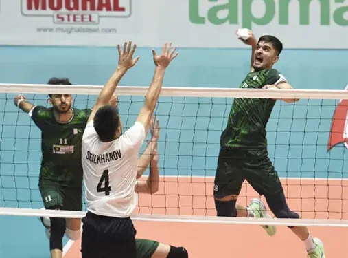 Pakistan secure top spot in CAVA Volleyball Championship
