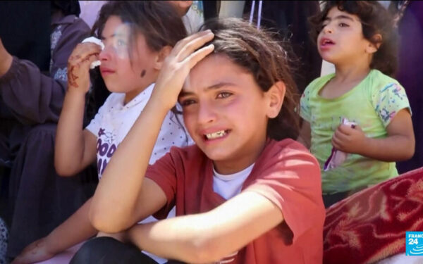 West Bank school students protest demolition West Bank school students protest demolition