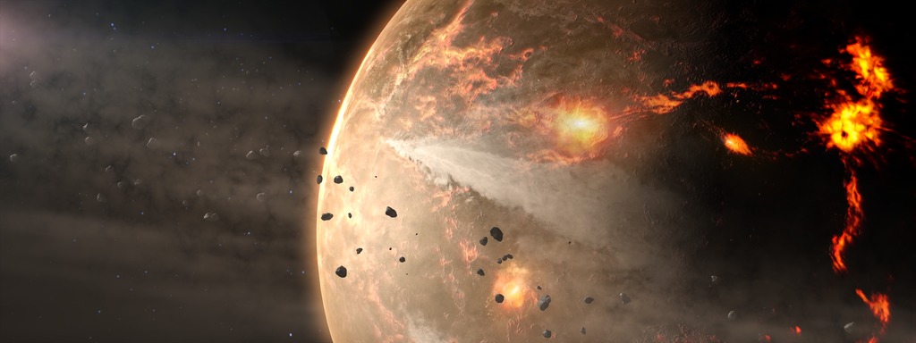 Ancient asteroid impacts may have shaped Earth’s continents Ancient asteroid impacts may have shaped Earth’s continents