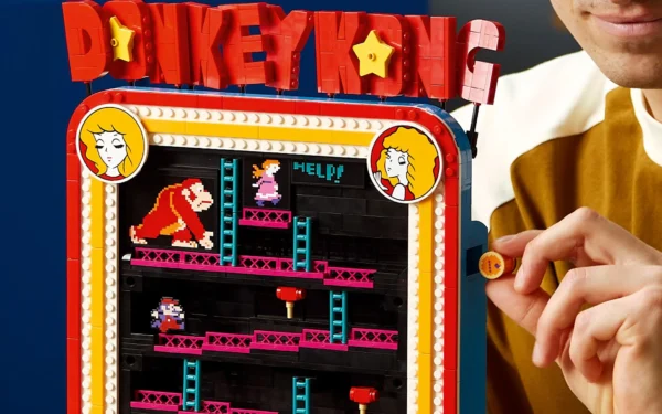 Lego releases Donkey Kong arcade machine with functional game