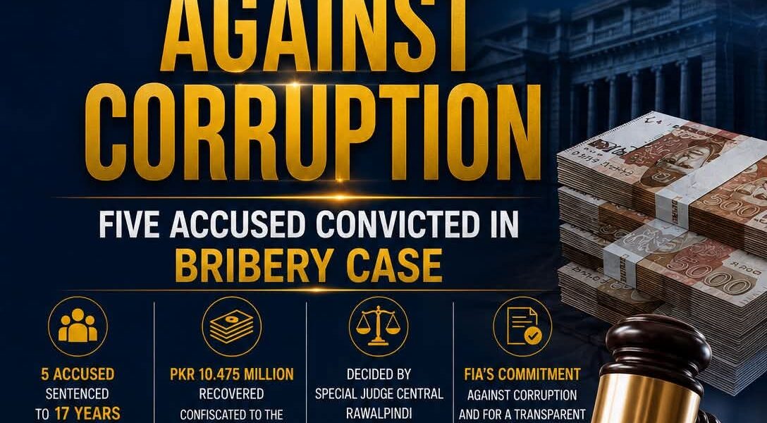 FIA Secures Heavy Sentences for Bribery Convicts in IESCO Case FIA Secures Heavy Sentences for Bribery Convicts in IESCO Case