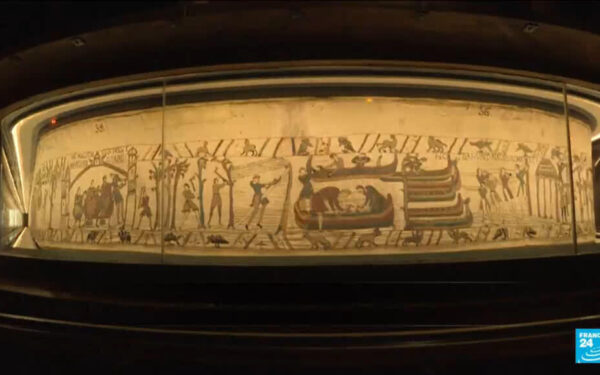 Bayeux Tapestry Arrives at British Museum for Display Bayeux Tapestry Arrives at British Museum for Display