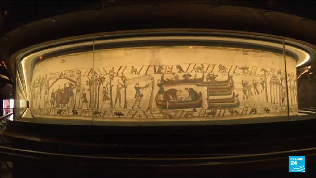 Bayeux Tapestry Arrives at British Museum for Display Bayeux Tapestry Arrives at British Museum for Display