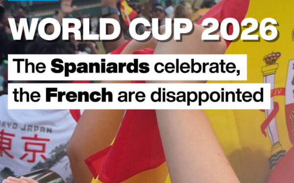 Spanish fans celebrate victory over France Spanish fans celebrate victory over France