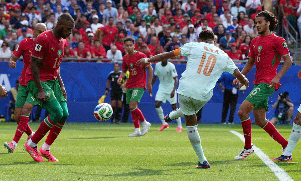 France dominate Morocco to secure World Cup semi-final spot France dominate Morocco to secure World Cup semi-final spot