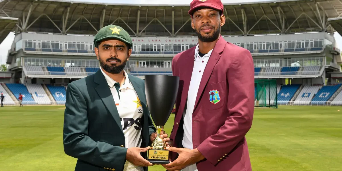 West Indies and Pakistan set to clash in Test cricket at Brian Lara Stadium