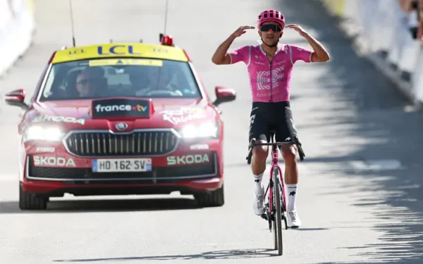 Carapaz Wins Tour de France Stage as Pogacar Loses Team-Mate Carapaz Wins Tour de France Stage as Pogacar Loses Team-Mate