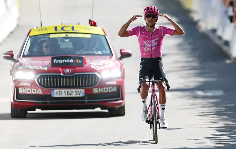 Carapaz Wins Tour de France Stage as Pogacar Loses Team-Mate Carapaz Wins Tour de France Stage as Pogacar Loses Team-Mate
