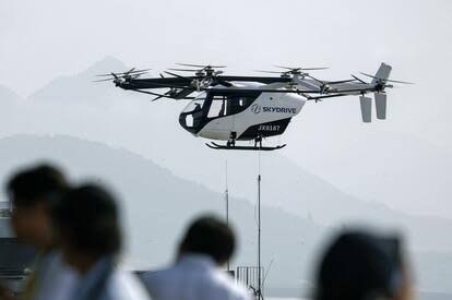 Japanese startup SkyDrive demonstrates high-speed flying car Japanese startup SkyDrive demonstrates high-speed flying car