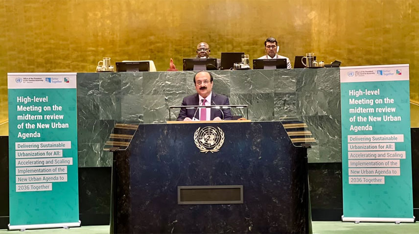 Pakistan commits to resilient, inclusive urban development at UN Pakistan commits to resilient, inclusive urban development at UN