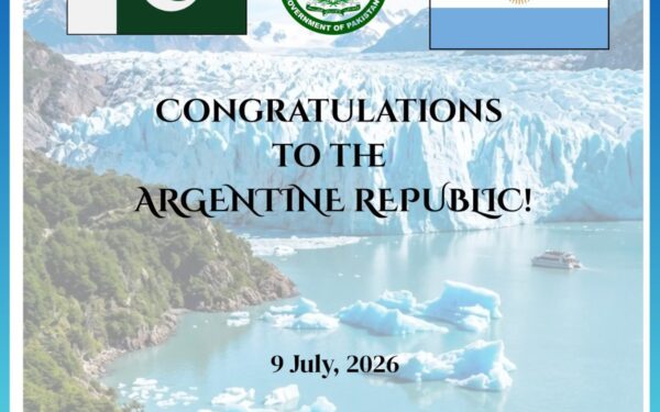 Pakistan Extends Congratulatory Messages to Argentina and Solomon Islands on Independence Day
