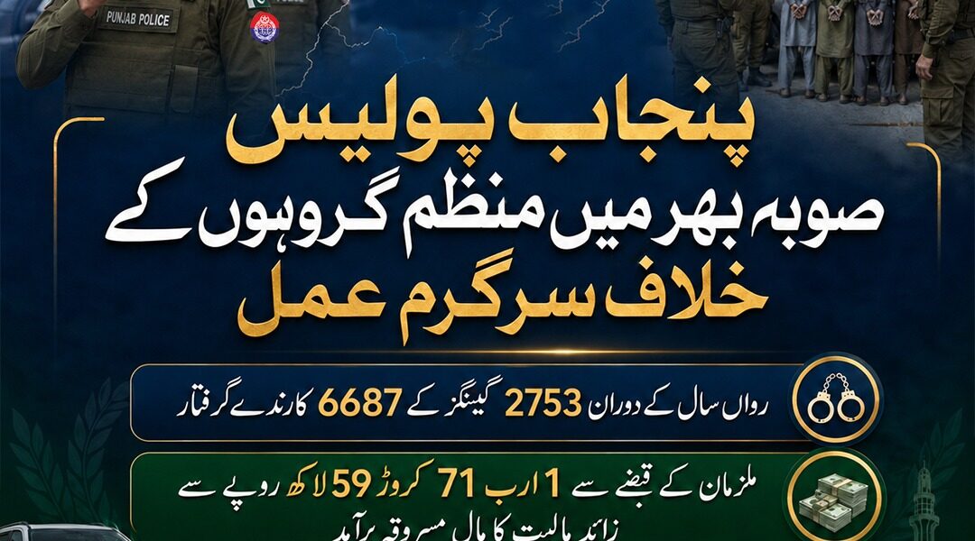 Punjab Police Seize Over Rs 1.7 Billion in Gang Operations