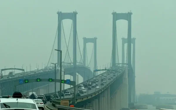 World Cup final venue shrouded in wildfire smoke World Cup final venue shrouded in wildfire smoke