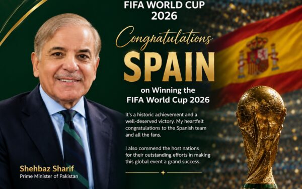 PM congratulates Spain on World Cup victory, praises team's performance PM congratulates Spain on World Cup victory, praises team's performance