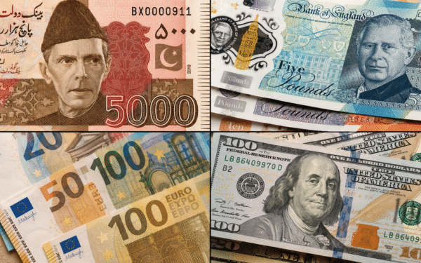 PKR Falls Below 370 Against Pound, Dollar Streak Continues PKR Falls Below 370 Against Pound, Dollar Streak Continues