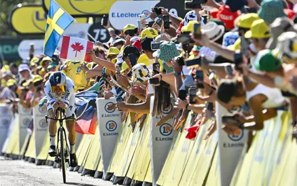 Evenepoel wins Tour de France time-trial, cuts Pogacar’s lead Evenepoel wins Tour de France time-trial, cuts Pogacar’s lead