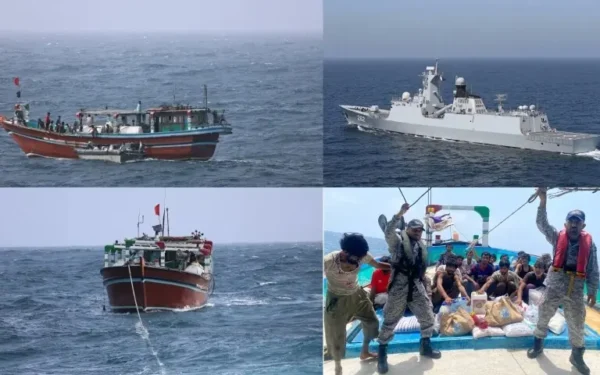 Pakistan Navy Rescues Stranded Fishing Crew