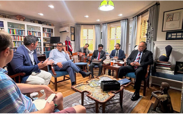 Federal Minister Ahsan Iqbal Meets Boston University Leaders