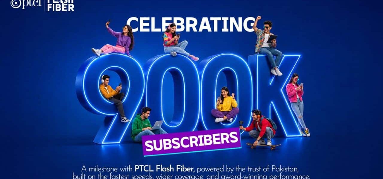 PTCL Flash Fiber Reaches 900,000 Subscribers, Consolidating Leadership in Pakistan’s Broadband Market PTCL Flash Fiber Reaches 900,000 Subscribers, Consolidating Leadership in Pakistan’s Broadband Market