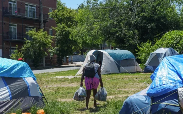 Atlanta officials face backlash for clearing unhoused people’s belongings near World Cup site