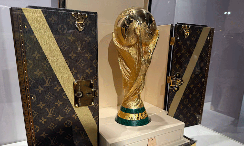 World Cup trophy to arrive in bespoke Louis Vuitton trunk World Cup trophy to arrive in bespoke Louis Vuitton trunk