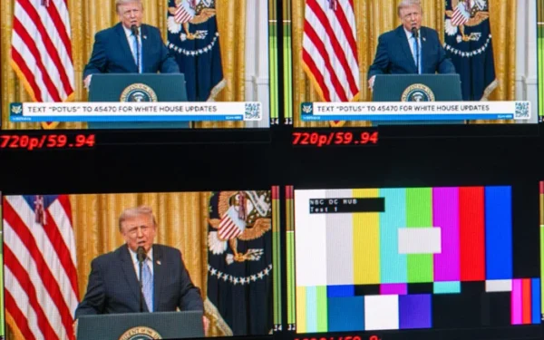 US TV networks divide over Trump’s election-focused speech