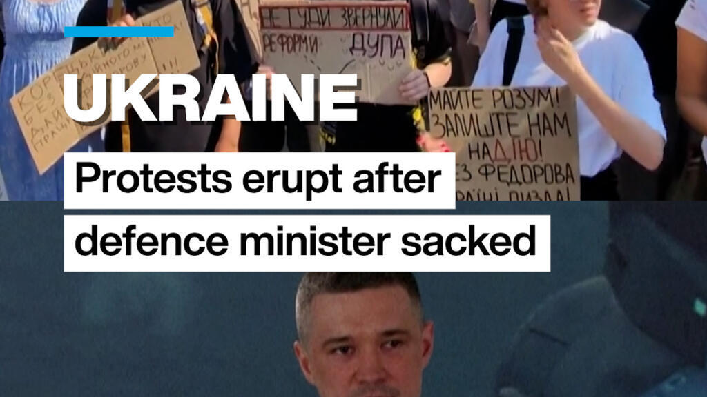 Ukraine sees rare protests over defence minister’s dismissal Ukraine sees rare protests over defence minister’s dismissal