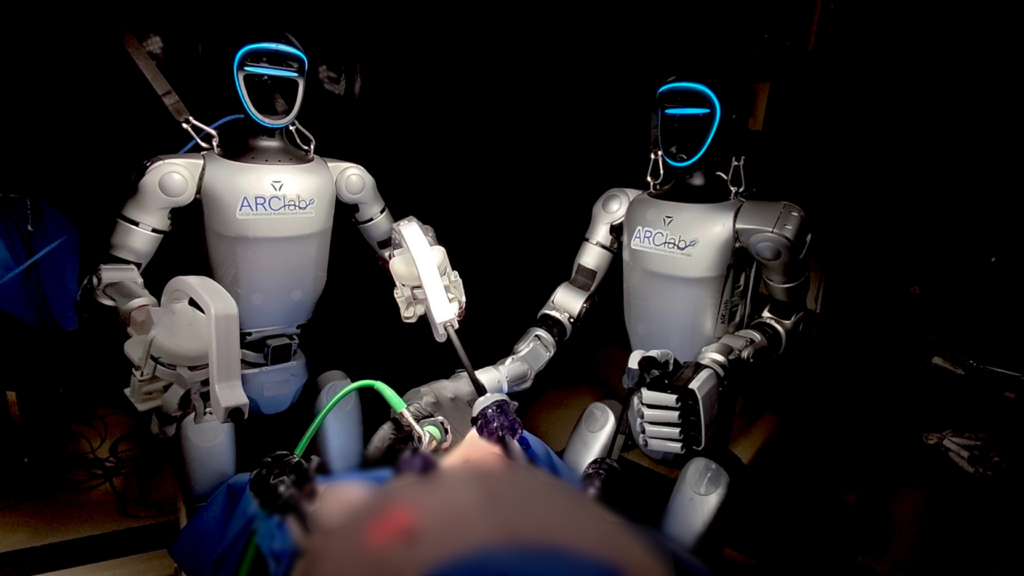 Surgeons Control Humanoid Robots to Perform First Live Animal Surgery