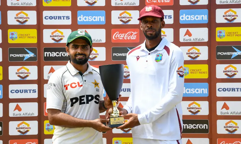 Pakistan level series with West Indies in thrilling Test Pakistan level series with West Indies in thrilling Test