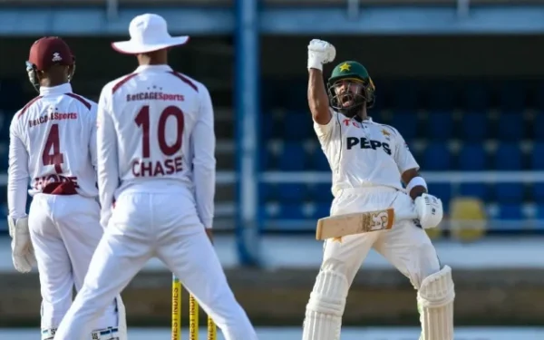 Shafique's century propels Pakistan closer to West Indies Test victory