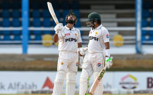 Pakistan’s Shafique Scores Century in Second Test Against West Indies Pakistan’s Shafique Scores Century in Second Test Against West Indies
