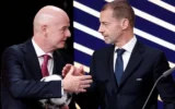 Uefa chief Ceferin criticizes Fifa president Infantino