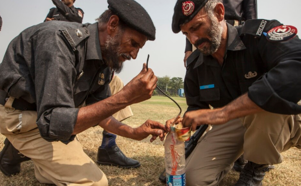 BDU safely destroys seized explosives in Mohmand