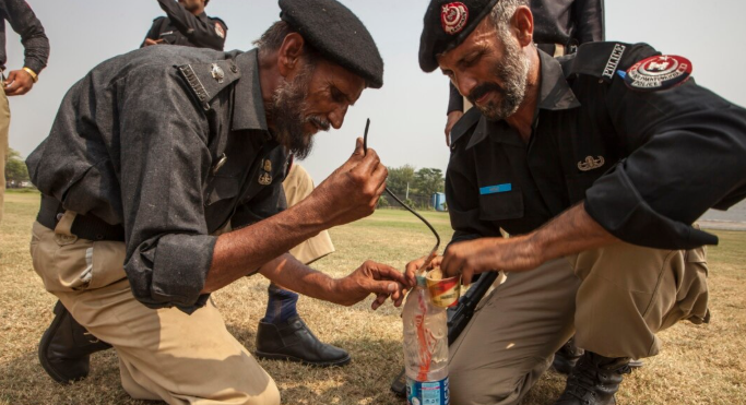 BDU safely destroys seized explosives in Mohmand