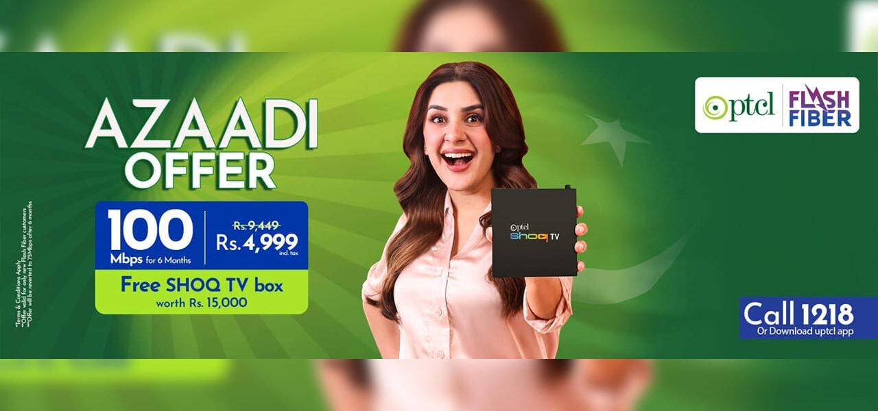 PTCL Launches Azaadi Offer for Independence Day