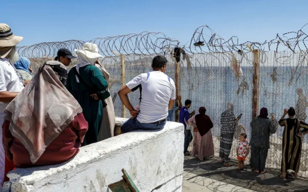 Moroccans Gather Near Ceuta Border in Hope for Missing Loved Ones Moroccans Gather Near Ceuta Border in Hope for Missing Loved Ones