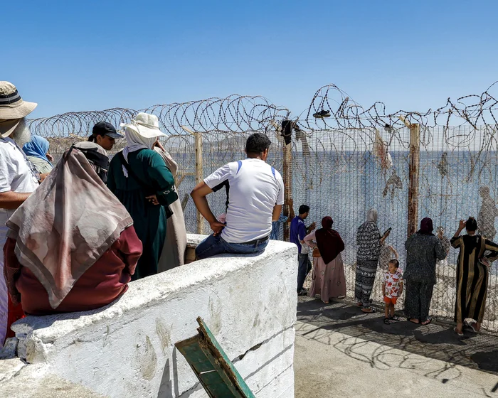 Moroccans Gather Near Ceuta Border in Hope for Missing Loved Ones