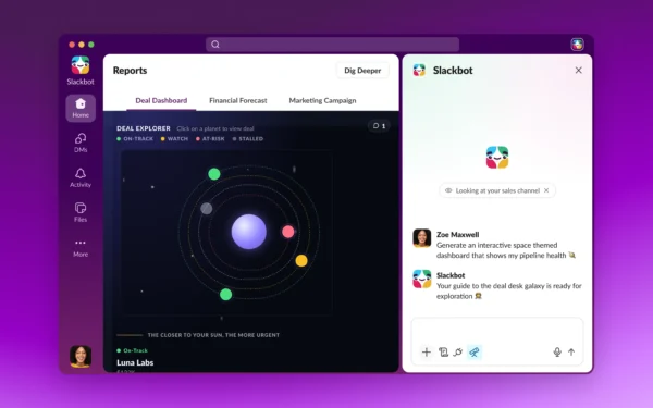 Slack Introduces Interactive Reporting Tool Slackforce Surfaces