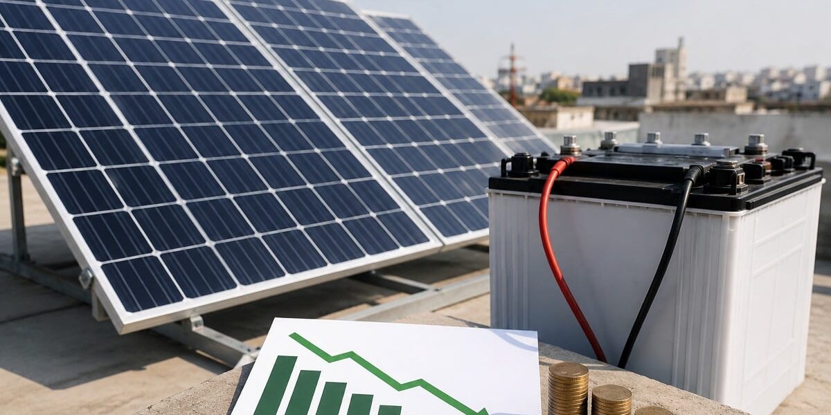 Solar Battery Prices Drop, Boosting Off-Grid Systems