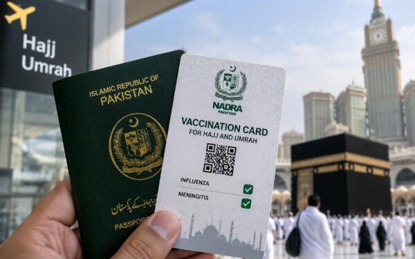 NADRA Extends Vaccination Card Deadline for Passengers and Pilgrims NADRA Extends Vaccination Card Deadline for Passengers and Pilgrims